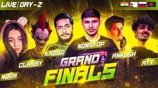 GRAND FINALS LAST DAY INT  TOURNAMENT 🥵 IND, VN, THAI, BD, RUS & NP #nonstopgaming - FREE FIRE LIVE