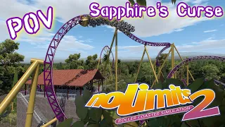 Sapphire's Curse - Mack Launch Coaster - On-Ride POV - 4K