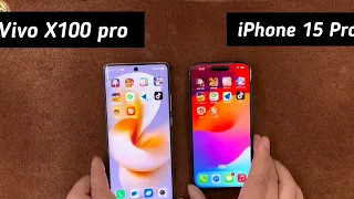 Vivo X100 Pro Vs iPhone 15 Pro Speed Comparison!