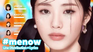 fromis_9 - #menow (Line Distribution + Lyrics Karaoke) PATREON REQUESTED