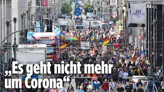 Corona-Demo in Berlin: So ist die Stimmung vor Ort