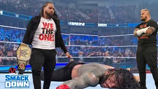 Jimmy Uso Attacks Roman Reigns! Jimmy Uso Wins Undisputed Championship!