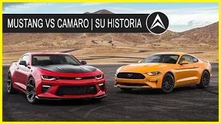 LA ETERNA LUCHA POR EL TRONO - MUSTANG VS CAMARO  (Esta es su Historia) | ANDEJES