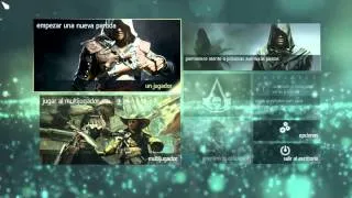 Assassin's Creed 4 Black Flag PC Menu and settings.