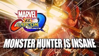 MONSTER HUNTER IS INSANE - Marvel Vs. Capcom Infinite: Online Matches