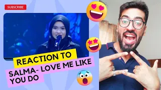 FIRST TIME hearing Salma | Love Me Like You Do | Reaction !! | INDONESIAN IDOL 2023