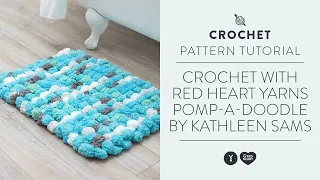 How to Knit Beginner Pomp a Doodle Bath Rug