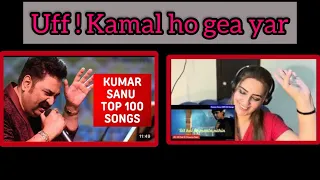 Top 100 Songs Of Kumar Sanu | Random 100 Hit Songs Of Kumar Sanu | JAnnyshah reaction