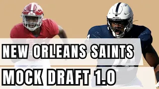 New Orleans Saints Mock Draft 1.0