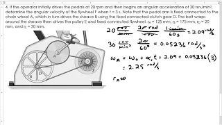 Dynamics Mar-30 Rotation Problem 4
