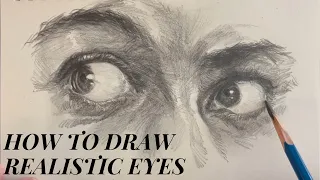How to draw realistic eyes | Step by Step Tutorial for BEGINNERS #howtodraw #realistic #funnyart