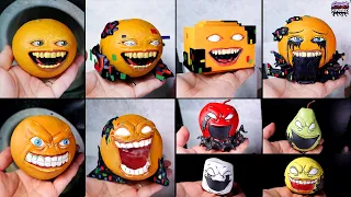 Making VS Annoying Orange Sculptures FRIDAY NIGHT FUNKIN