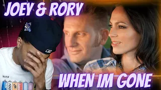 SO MANY EMOTIONS... JOEY AND RORY - WHEN IM GONE | REACTIONS