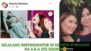 PUMANAW NA ANG KILALANG IMPERSONATOR NI ATE SHAWIE!