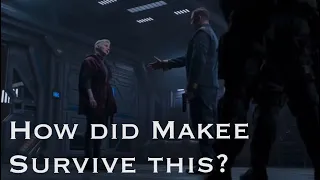 Episode 3 How did Makee survive here on the New Halo TV Series?