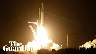 SpaceX launches spacecraft with crew onboard towards International Space Station