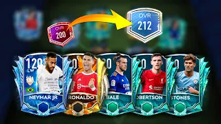 Team Upgrade! 200 To 212!! | 120 Rated Neymar, Ronaldo, Bale In Our Squad - Fifa Mobile 21