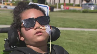 Boy hit by stray bullet on road to recovery