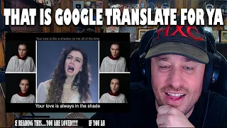 Google Translate Sings: "Total Eclipse of the Heart" by Bonnie Tyler REACTION!