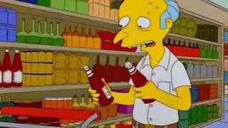 Mr. Burns Ketchup Catsup Problem