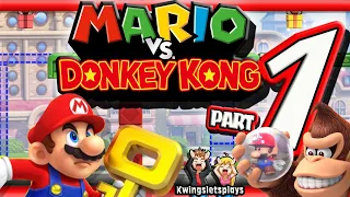 Mario Vs Donkey Kong Walkthrough Part 1 Mario Toy Company (Nintendo Switch)