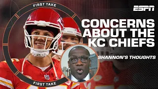 Shannon Sharpe is concerned about Patrick Mahomes & the Kansas City Chiefs 👀 | First Take