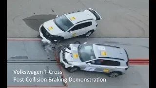 2018-2020 Volkswagen T-Cross Post-Collision Braking Test