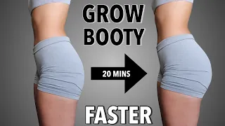 DO THIS TO GROW YOUR BOOTY FASTER 🍑🔥 - GLUTE ACTIVATION - 20 min booty workout - Bubble Butt