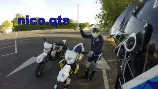 Test 2 Husqvarna 701😍 en full elle Lève en 5😱 FMF😳