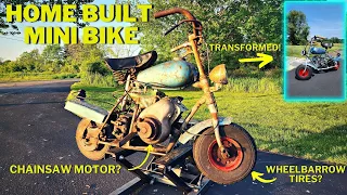 Neglected Backyard Built 1950's VINTAGE Mini Bike! - FULL Restoration and Transformation!