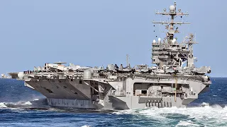 US Navy's Premier $5 Billion Nimitz-Class Carrier in Action