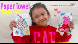 Paper Towel Magic Trick Easy DIY Science Experiment for kids with Gilhana