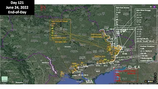 Ukraine: military situation update with maps, June 24, 2022