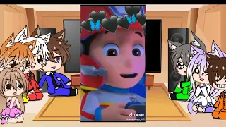 paw patrol react to each other