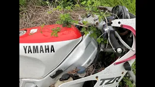 TZR250 3MA　自然との闘い　Battle with nature