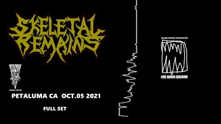 Skeletal Remains - Phoenix Theater. Petaluma Ca. Oct.05 2021