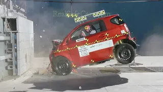 Toyota Scion iQ (2012-2014) Crash Tests (Side-Pole, Front, Side)