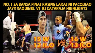 KJ CATARAJA  VS JAYR RAQUINEL HIGHLIGHTS | KILABOT NG EUROPA PINATAHIMIK NG PINOY SA LOOB NG ROUND 2