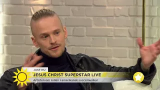 Erik Grönwall om hur han fick drömrollen – gör musikel med John Legend - Nyhetsmorgon (TV4)