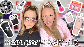 MEAN GIRL 😒✌🏼 VS PREPPY GIRL 👛🫶🏼 TARGET SHOPPING SPREE