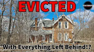 FAMILY WAS EVICTED - Abandoned House With Everything Left Behind