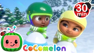 Let's Go Snow Racing! Who Will Win?! | CoComelon Kids Songs & Nursery Rhymes