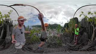 2019-01-12 Canopy Walk, El Nido, Palawan, Filipíny VR360