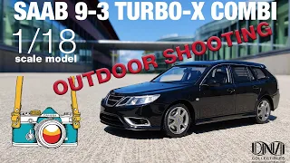 Saab 9-3 Sportcombi Turbo X 2008 : Launch and presentation of the scale model car 1/18