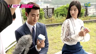 Pick Clip ′구해줘′ 서예지, 과거 김수현과 입술이 ′닿을락 말락′ 달달한 푸딩 CF 촬영 현장 170915 EP.43