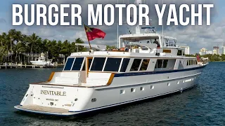 1985 118' Burger SuperYacht Tour | See Inside this $3,750,000 American Classic Luxury Yacht