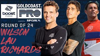 Julian Wilson,  Ezekiel Lau , Cam Richards Boost Mobile Gold Coast Pro - Round of 24