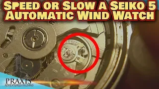 Speed Up or Slow Down an Automatic Wind Watch