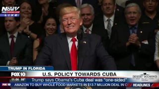 WOW: Crowd Starts Singing "Happy Birthday" to President Trump During His Cuba Speech