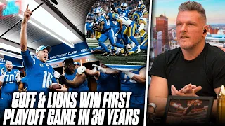 The BRAND NEW LIONS Win First Playoff Game In 30 Years | Pat McAfee Show